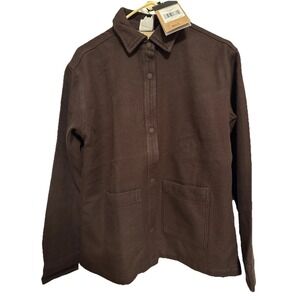 Women's NWT Northface Coal Brown W Valley Twill Utility Coat Small